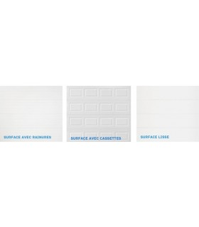 Plusieurs structures disponible pour porte de garage sectionnelle plafond.