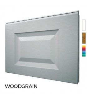 Porte de garage sectionnelle prémontée iso 42 mm (2400 mm x 2000 mm) modèle à cassettes 