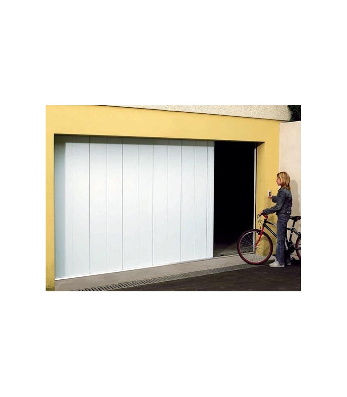 Porte sectionnelle coulissante latérale PVC