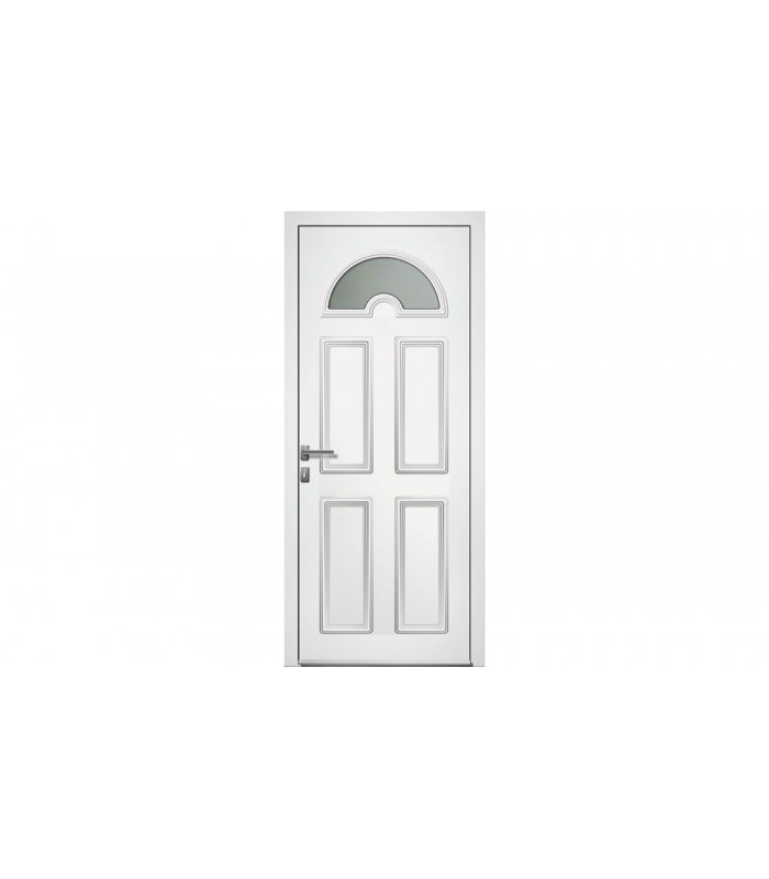 Porte entrée en aluminium thermolaquée