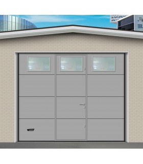 Motorisation porte de garage sectionnelle plafond Roger Technology