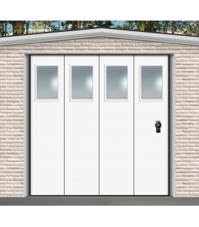 Motorisation porte de garage sectionnelle coulissante Roger Technology