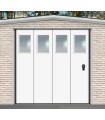 Motorisation porte de garage sectionnelle coulissante Roger Technology