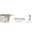Support pour flacon de gel hydroalcoolique