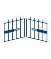 Portail battant télécommandé  par bras articulés ibis