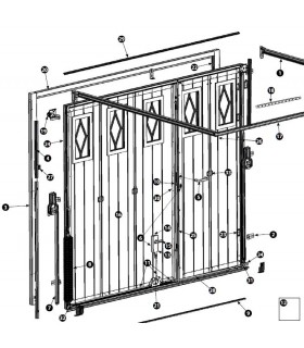 NOVOFERM KIT RESSORTS NUMÉRO 7 POUR PORTE BASCULANTE
