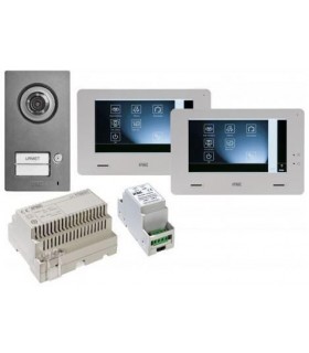 URMET Kit vidéo couleur tactile Mini Note + 2 BP