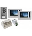 URMET Kit vidéo couleur tactile Mini Note + 2 BP