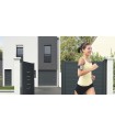 Bon plan Novoferm sur Porte basculante débordante Noviso avec portillon intégré.