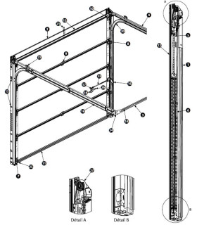 Novoferm crochet bas de ressort ZF pour porte garage ISO 20/45/70 Maeva