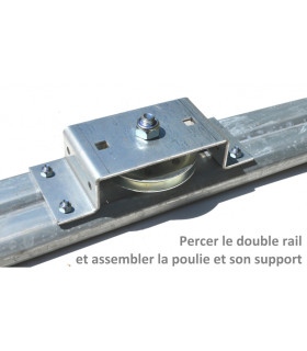 Kit de remplacement ressorts de TORSION porte SECTIONNELLE isolée 40mm