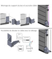 Kit de remplacement ressorts de TORSION porte SECTIONNELLE isolée 40mm