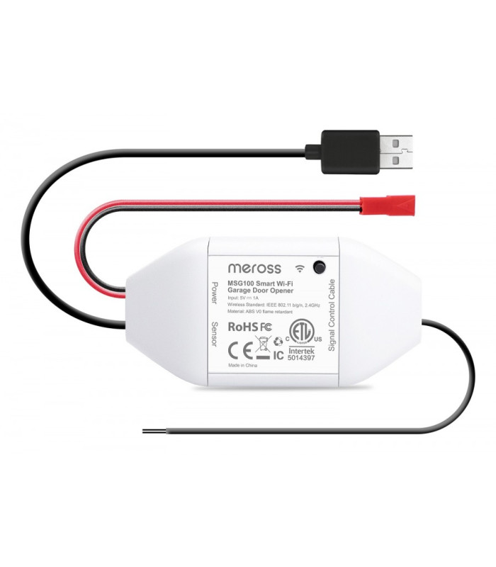 Récepteur connecté pour porte de garage (HomeKit, Alexa, Google Assistant)