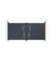 Portail battant aluminium 3m VELETA H.140cm gris