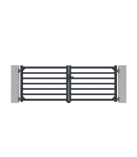 Portail battant ANTELAO 300x110cm gris