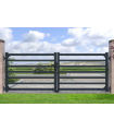 Portail battant ANTELAO 300x110cm gris