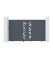 Portail coulissant 3m SUNNY H.180cm aluminium gris