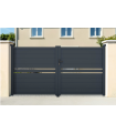 Portail battant 3m CIMONE H.160cm gris